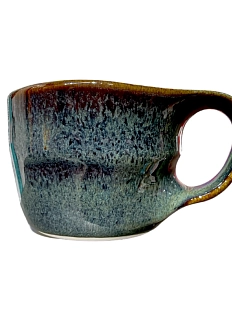 Чашка для чая ручной работы Цветок Фригг VELES «Элессар», фарфор, 180 мл