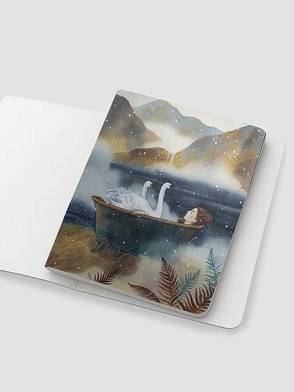 Тетрадь «Безмятежность», иллюстратор Анна Спешилова, А5, 40 листов, синий, фото 1.