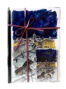 Подарочный набор Elizabeth Madar «Ночной Петербург», 40 листов