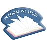 3Д Стикер на телефон Подписные изделия «In book we trust», объёмный, превью фото 1