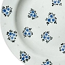 Тарелка ручной работы Slowday Ceramics с синими розочками, керамика, 19 см, превью фото 2