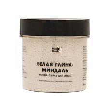 Маска-скраб «Белая глина-миндаль»
