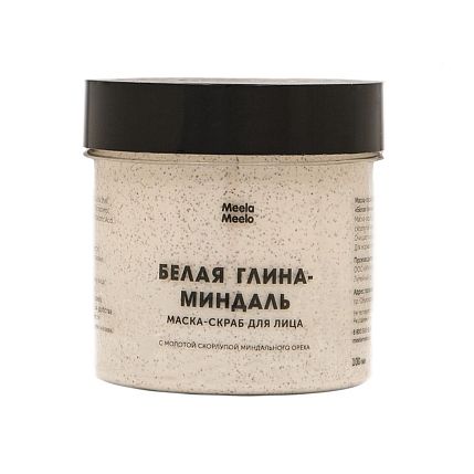 Маска-скраб «Белая глина-миндаль», фото 1.