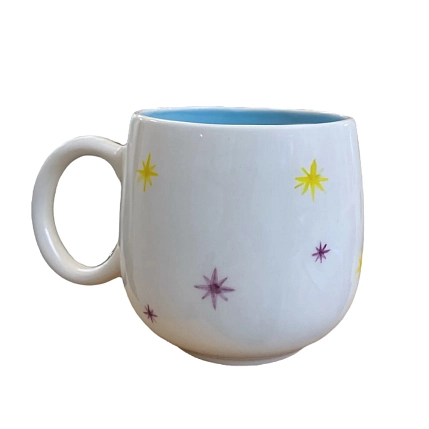 Кружка ручной работы Ким керамика с росписью Лягушка в колпаке, фарфор, 250 мл, фото 3.