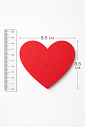Бумажная гирлянда Магия букв «Сердечки», красная, картон 240 г/м², 1.8 м, превью фото 2