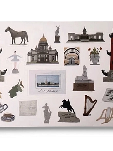 Стикерпак «Стиль Петербурга, колонна»