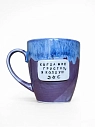 Кружка ручной работы Тата вытворяет/NF ceramics «Когда мне грустно, я колдую», фиолетовая, керамика, 400 мл, превью фото 1