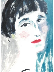 Открытка Максим Савва «Анна Ахматова №2», А6