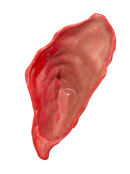 Соусник устрица ручной работы VELES «Поцелуй Арвен», 150 мл, фарфор, фото 4.