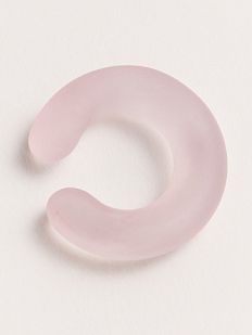 Кафф матовый, стекло, светло-розовый