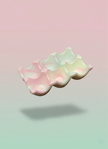 Подставка универсальная, голубая, керамика, фото 1.