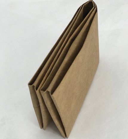 Кошелек Ranzel Bags «Origami Kraft», крафт, тайвек, бежевая, фото 4.