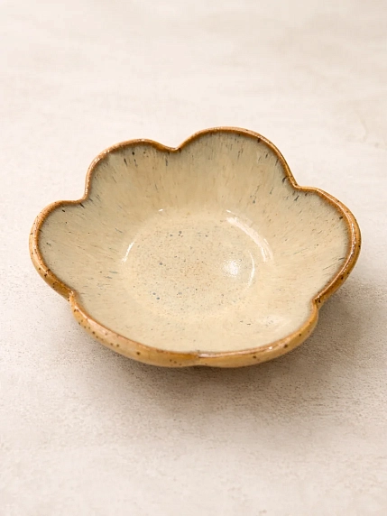 Пиала ручной работы Идеальное совпадение «Цветочек», керамика, 12 см, фото 2.