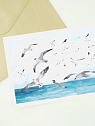 Открытка DARI DARI «Чайки и море», А6, превью фото 1