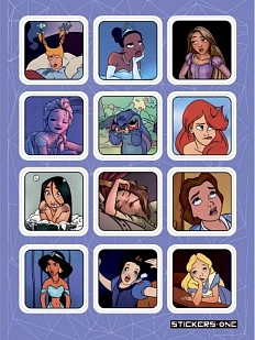 Стикерпак «Stranger Disney»