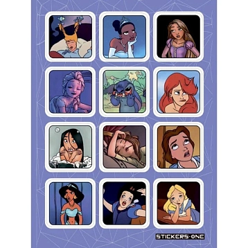 Стикерпак «Stranger Disney», фото 1.