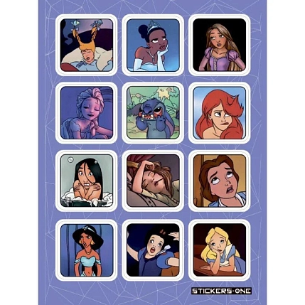 Стикерпак «Stranger Disney», фото 1.
