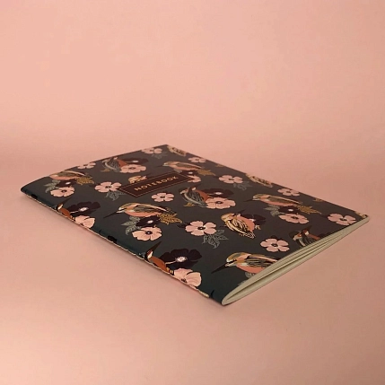 Тетрадь нелинованная Подписные изделия «Beauty birds», А5, фото 2.