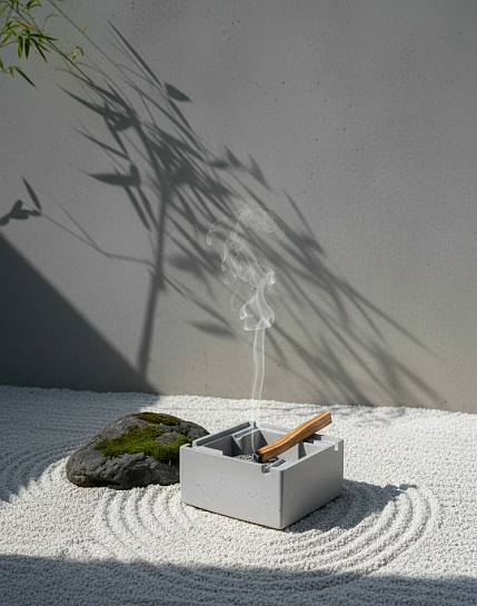 Пепельница с крышкой, розово-персиковый, фото 2.