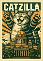Магнит СОКОЛ (Falcon home) «Catzilla», превью фото 1