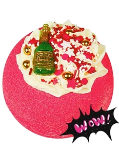 Бомбочка для ванны Boom Shop «Пьяная вишня», розовая