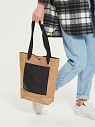 Сумка Ranzel Bags «Monty Kraft», тайвек, песочная, превью фото 2