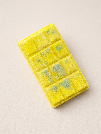 Бомбочка для ванны «Плитка шоколада», банановый сорбет, фото 1.