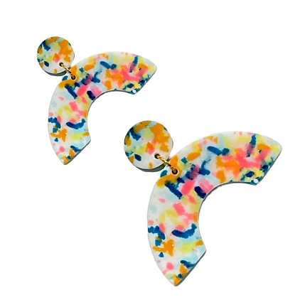 Серьги арки, полимерная глина, фото 2.