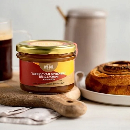 Карамель ДжемБар «Шведская булочка», большая, 210 г, фото 2.