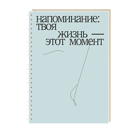 Блокнот «Напоминание...», А5, 50 листов, голубой, фото 1.