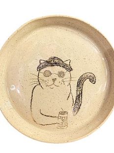 Тарелка ручной работы в ассортименте, керамика, 15 см