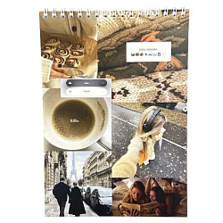 Блокнот на пружине «Cozy season», А5, 40 листов