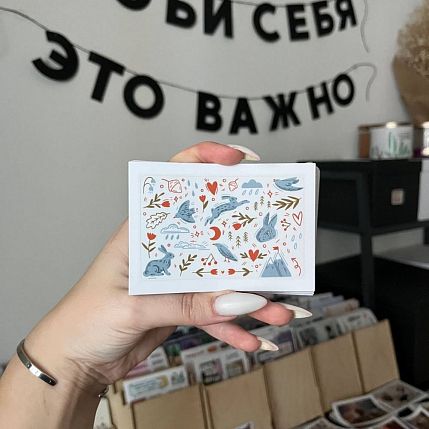 Наклейка на карту «Зайчики», фото 2.