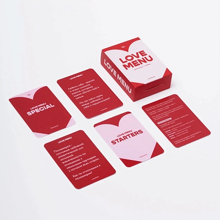 Настольная разговорная игра для пар Безупречные (Flawsome) «Love Menu», 50 вопросов о любви, фото 3.