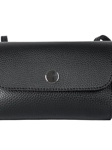 Сумка ручной работы «Roll», Kokosina bags, искусственная кожа, чёрный