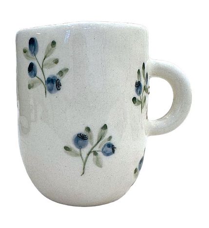 Кружка ручной работы «Черника», керамика, 350 мл, фото 1.