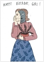 Открытка Валя Карнавалова «Happy Bitchday, Girl!», А6, односторонняя, превью фото 1