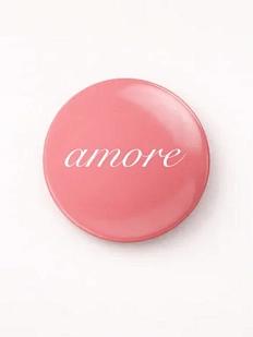 Закатной значок «Amore», металл, 25 мм