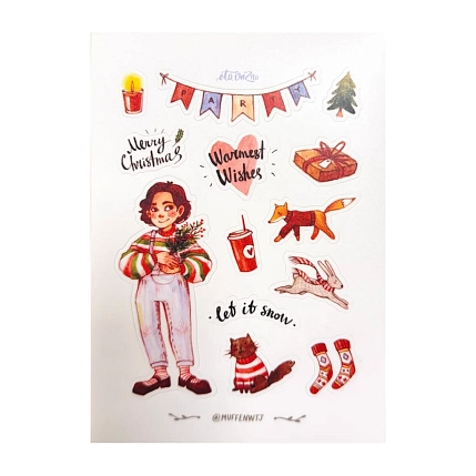 Стикерпак «Let it snow», А6, фото 1.