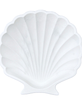 Подсвечник DARI DARI гипсовый, белый, в виде ракушки
