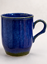 Кружка ручной работы Мастерская Виктории Нор «Звездопад», лазурная, керамика, 200 мл, превью фото 2