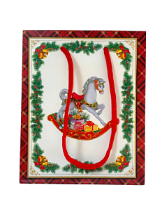 Пакет подарочный «Лошадка-качалка»