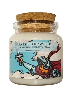 Соевая свеча Таро «Рыцарь мечей», 55 мл