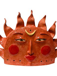 Подсвечник «Солнце», керамика