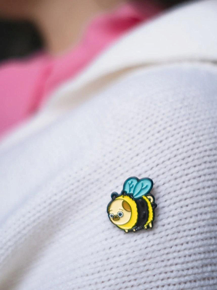 Металлический пин WAF WAF «Шмельдог», фото 3.