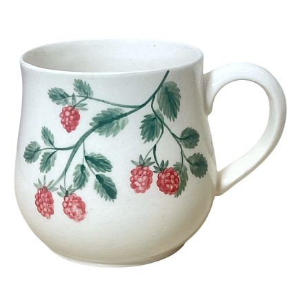 Кружка ручной работы «Малина», керамика, 350 мл, фото 1.