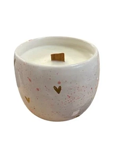 Свеча в стакане Молис Керамика ручной работы «Магнолия и базилик», керамика