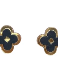 Серёжки-гвоздики «Клеверы» из коллекции Clover Classic, дерево