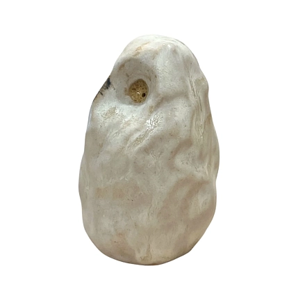 Статуэтка ручной работы Кимбриа «Сова», белая, керамика, фото 2.