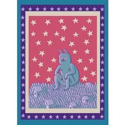 Обложка на паспорт «Заяц под звёздами»